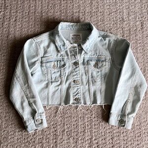 Urban Kids Cropped Jean Jacket - Size S (7/8)